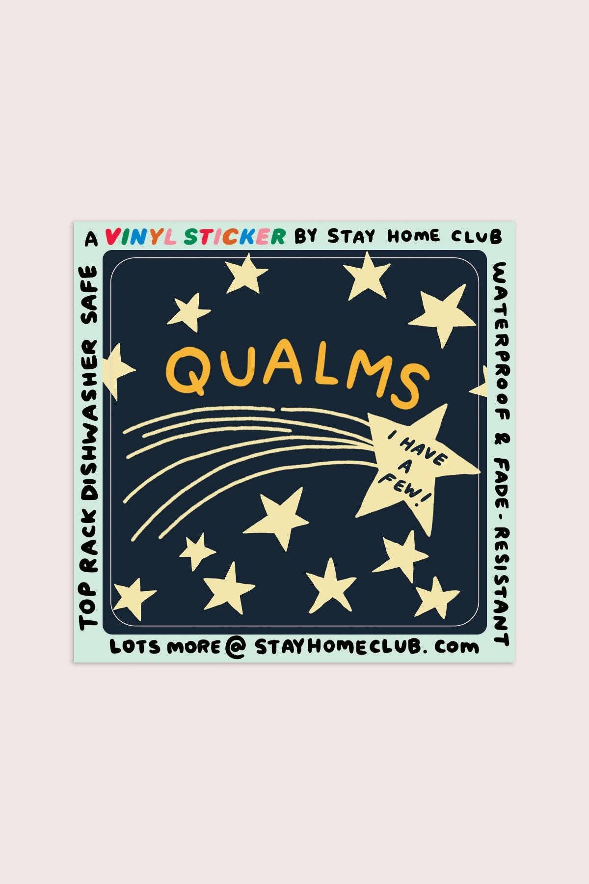 Qualms Vinyl Sticker - Proper