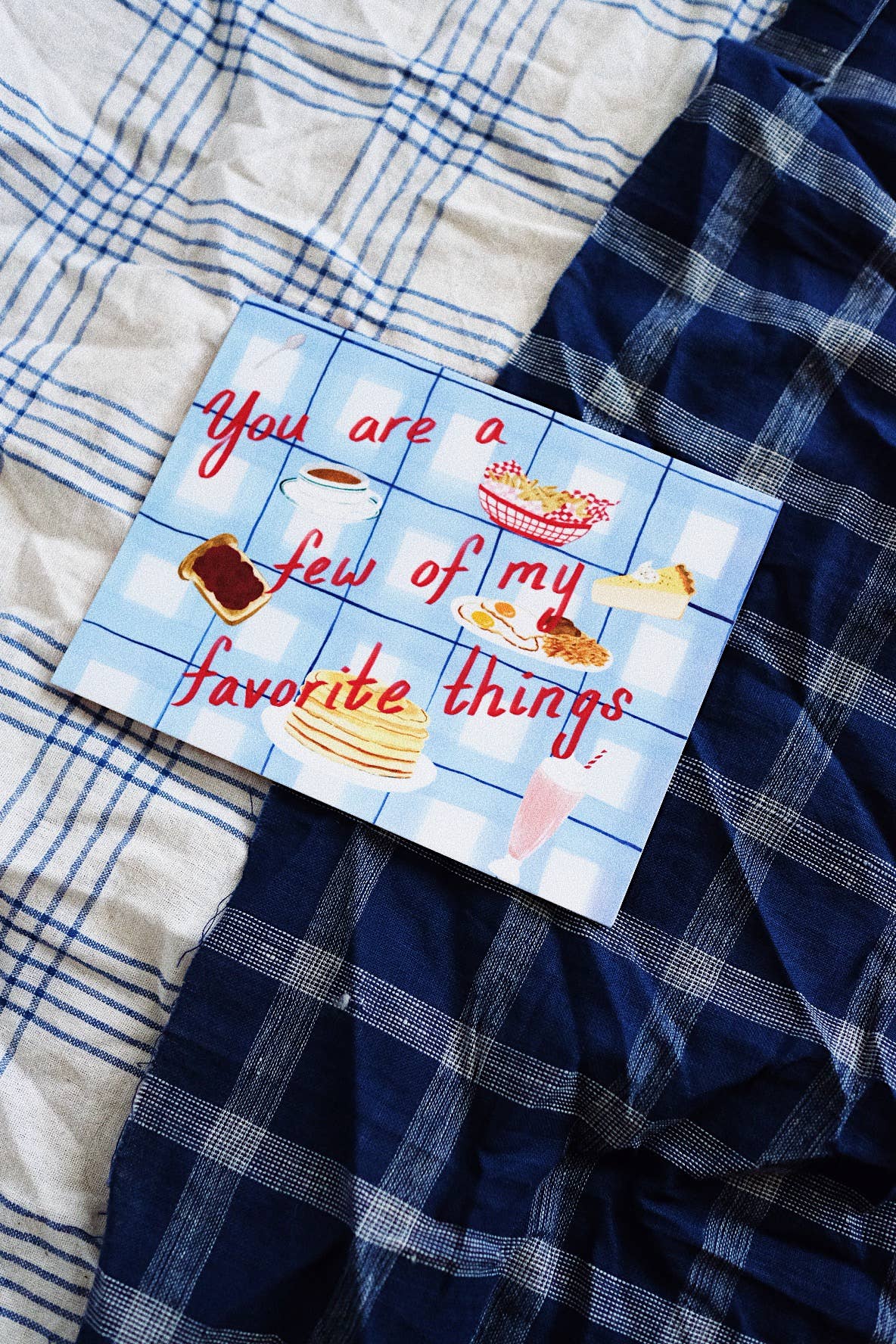 Favorite Things Diner Card - Proper