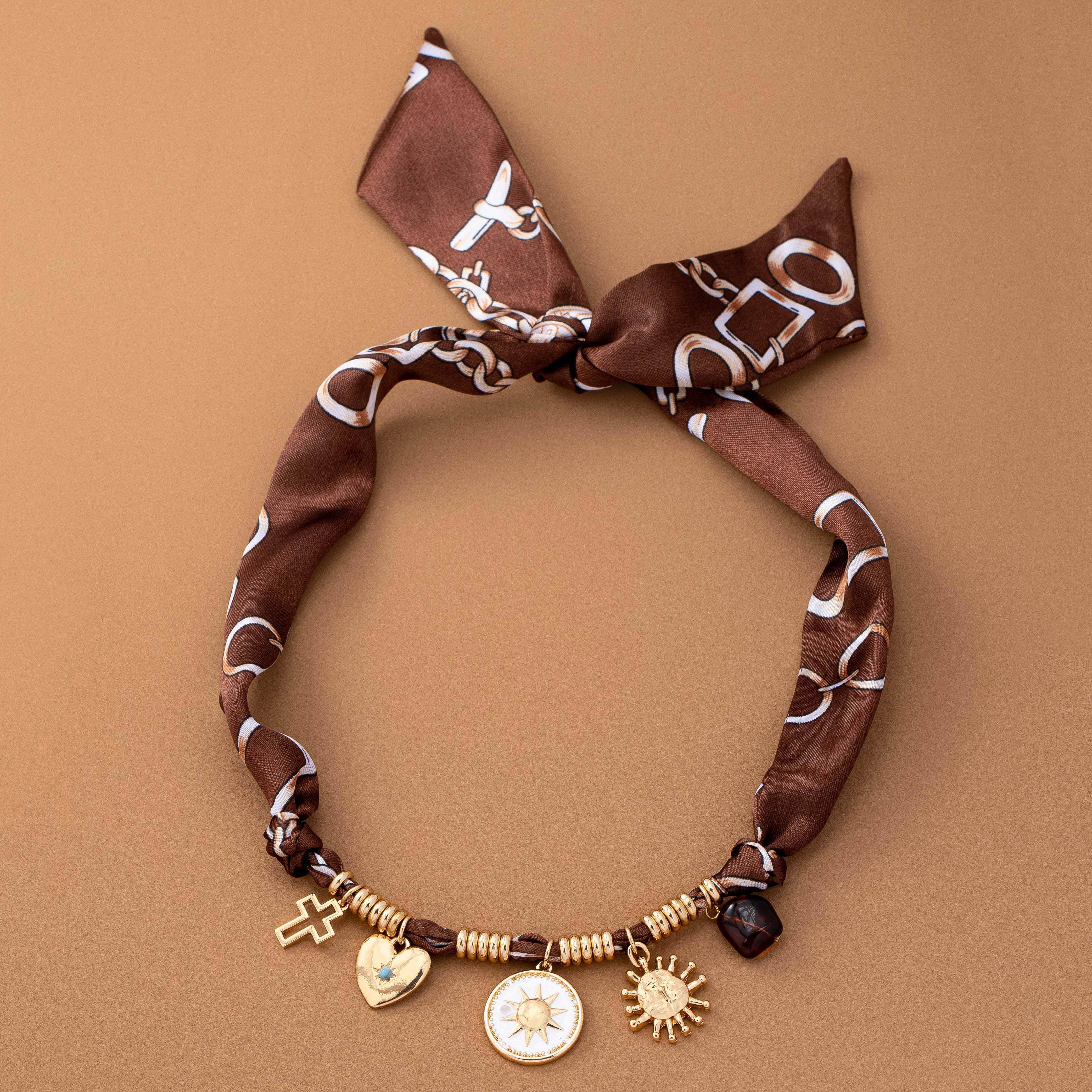 CHARM NECKLACE-SUN HEART CROSS TORT | 80N92528 - Proper