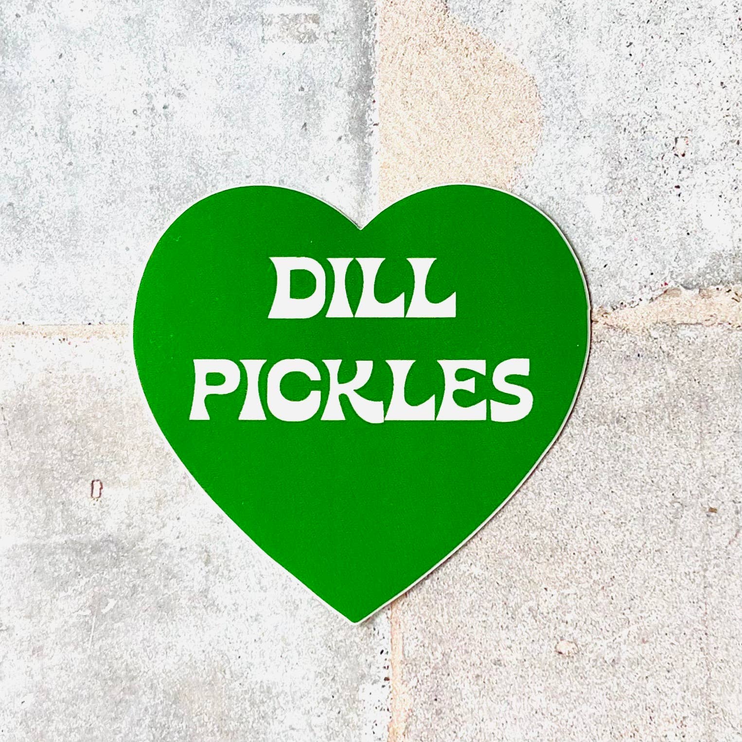 Dill Pickles Heart Sticker - Proper