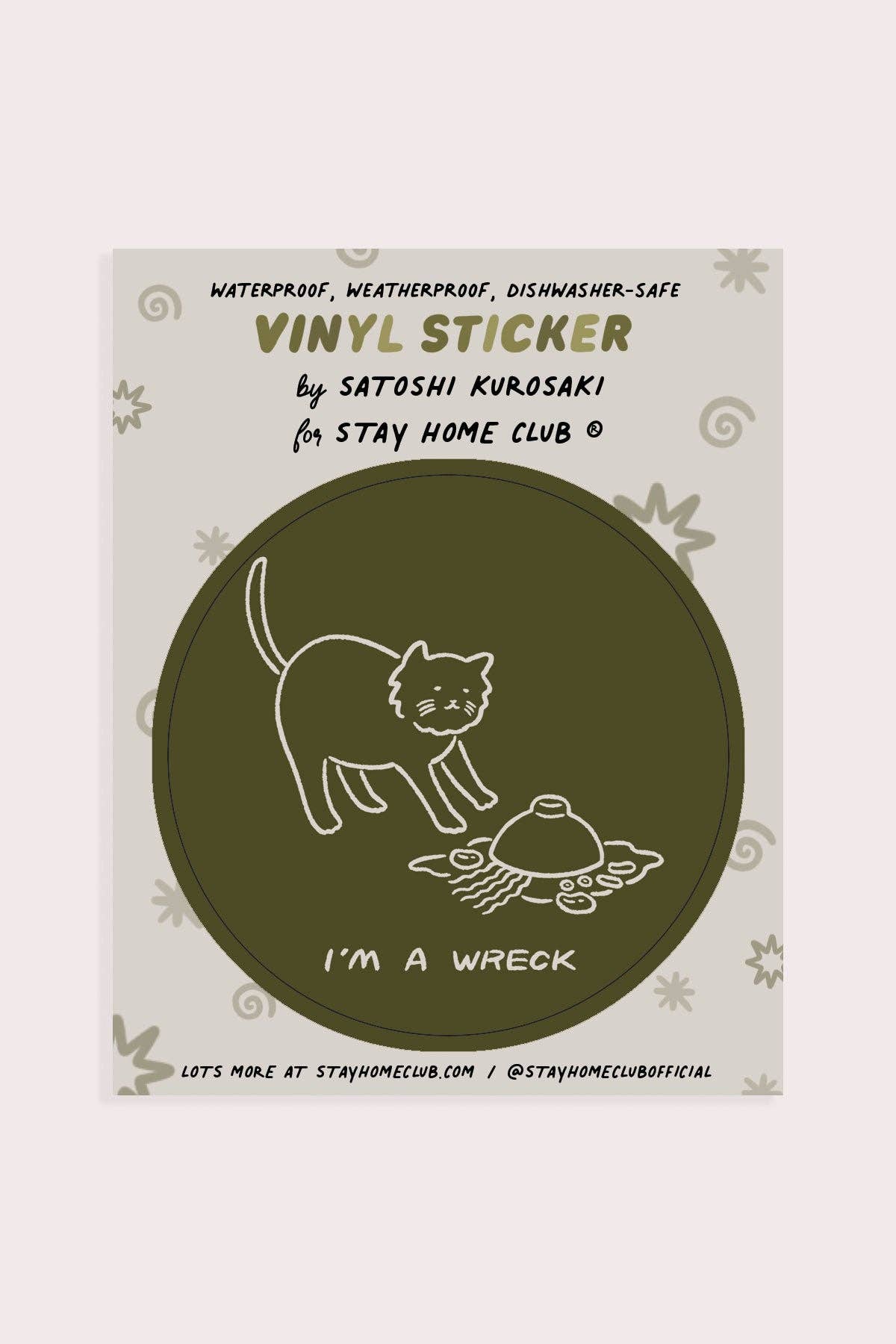 I'm A Wreck (Soup) Vinyl Sticker - Proper