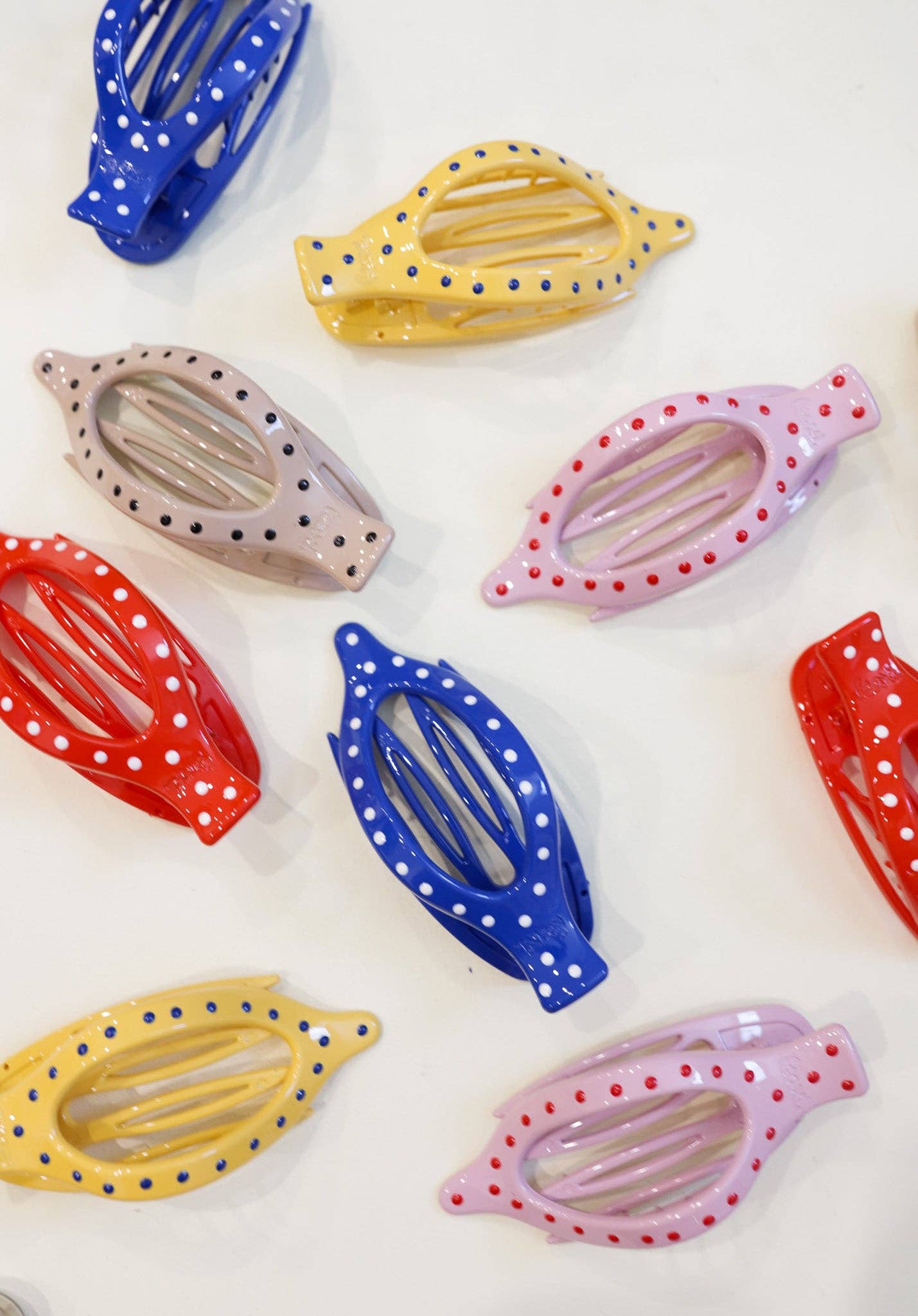 Polka Dot Lay Down 2.0 Claw Clip - Proper