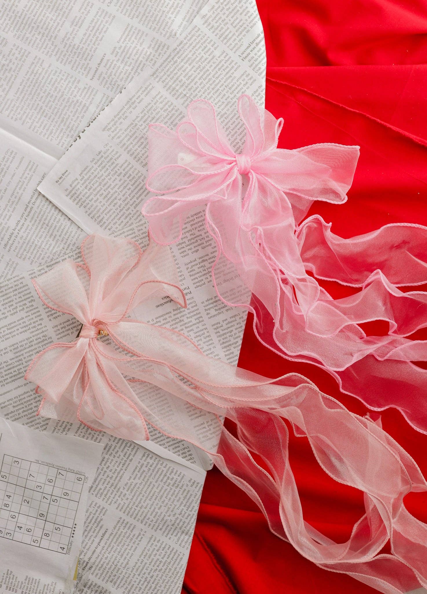 Jumbo Organza Bow - Proper
