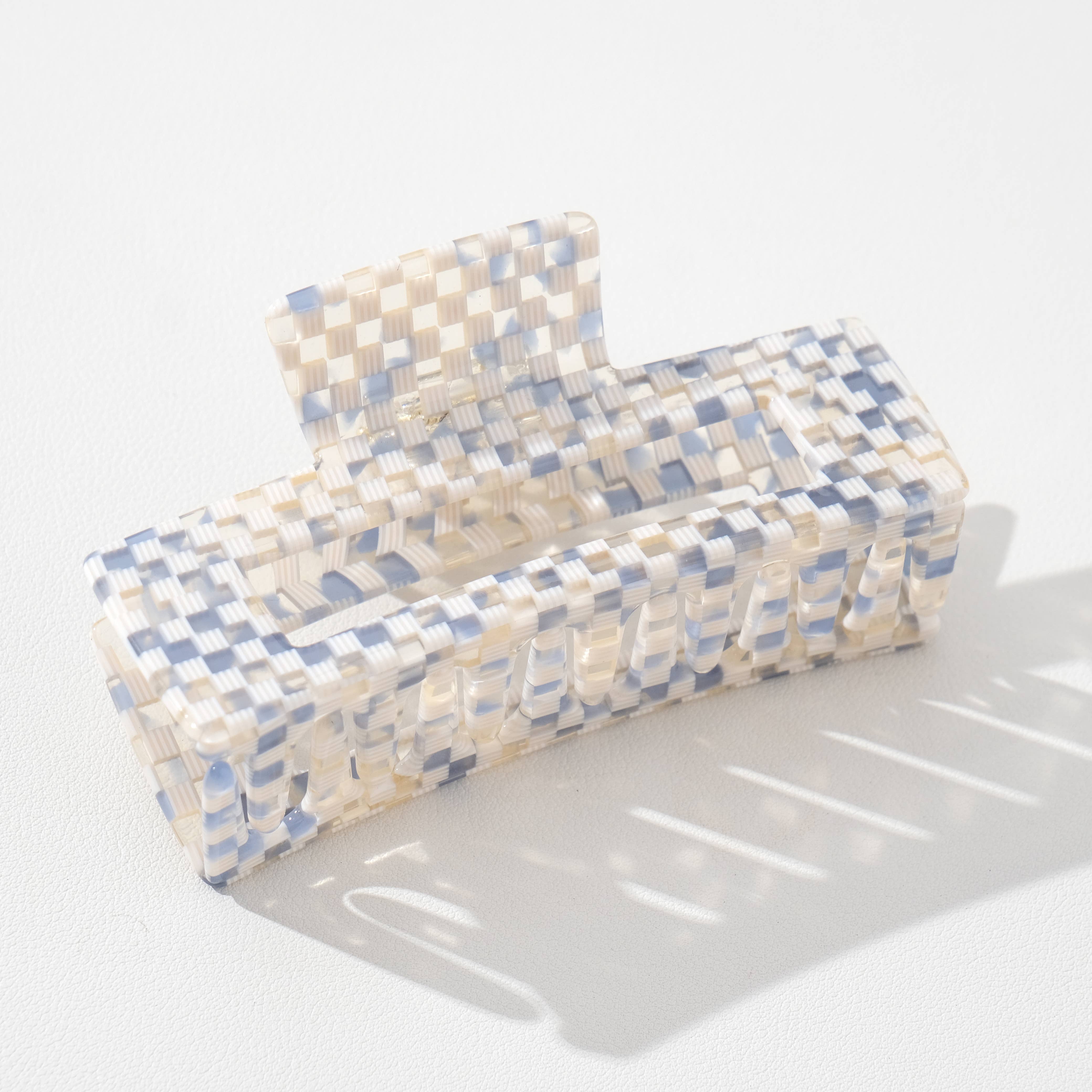 Blue Sand Checkerboard Large - Assorted Claw Clips - Proper