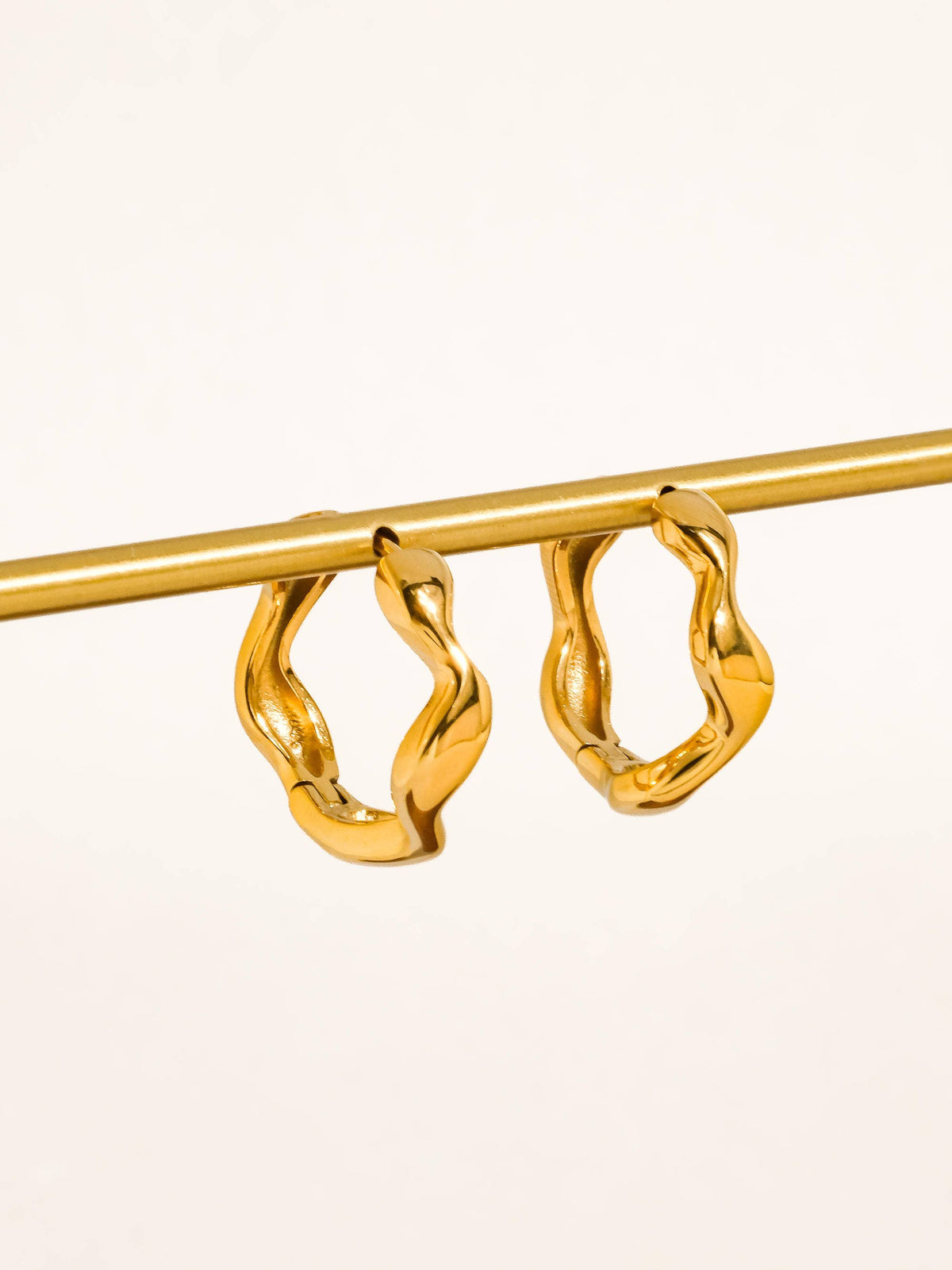 Bellac Wavy Hoop Earrings