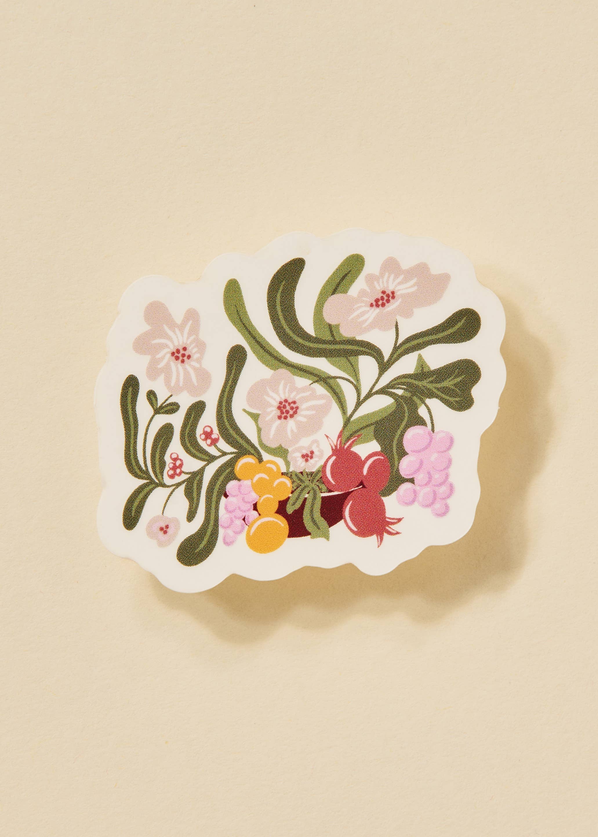 Cornucopia Bouquet Transparent Sticker - Proper