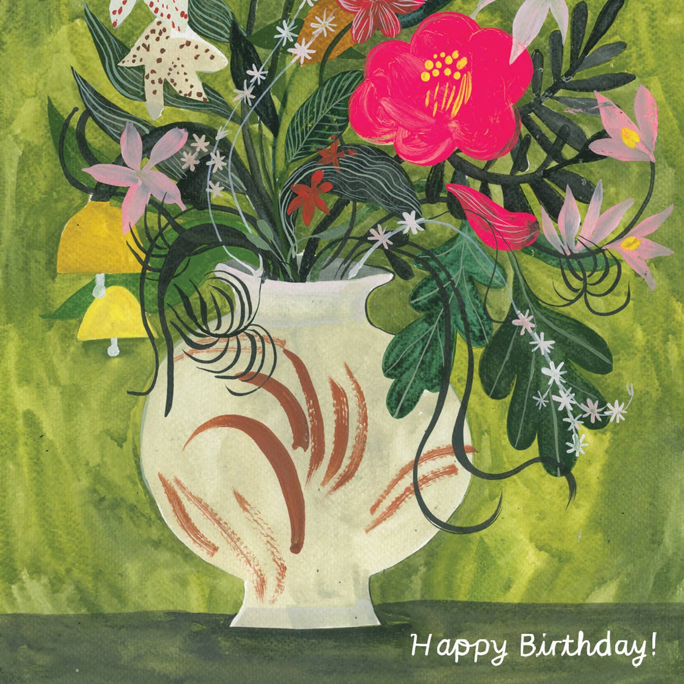 Happy Birthday Wildflowers Greeting Card - Proper