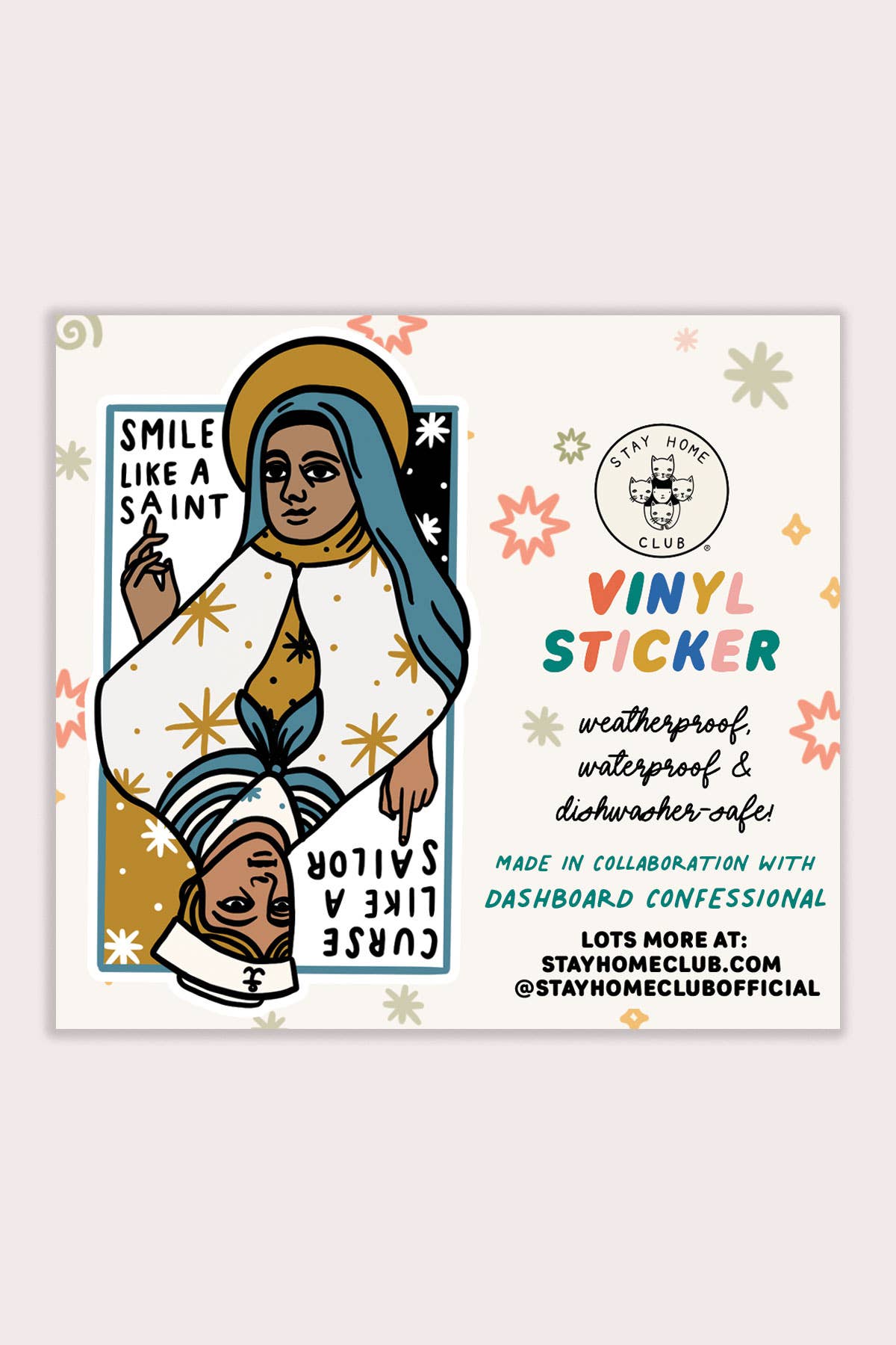 Saints and Sailors Sticker | Waterproof Vinyl Sticker - Proper