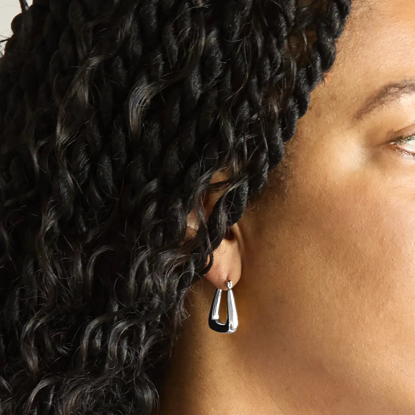Triangle Hoop Earrings - Proper