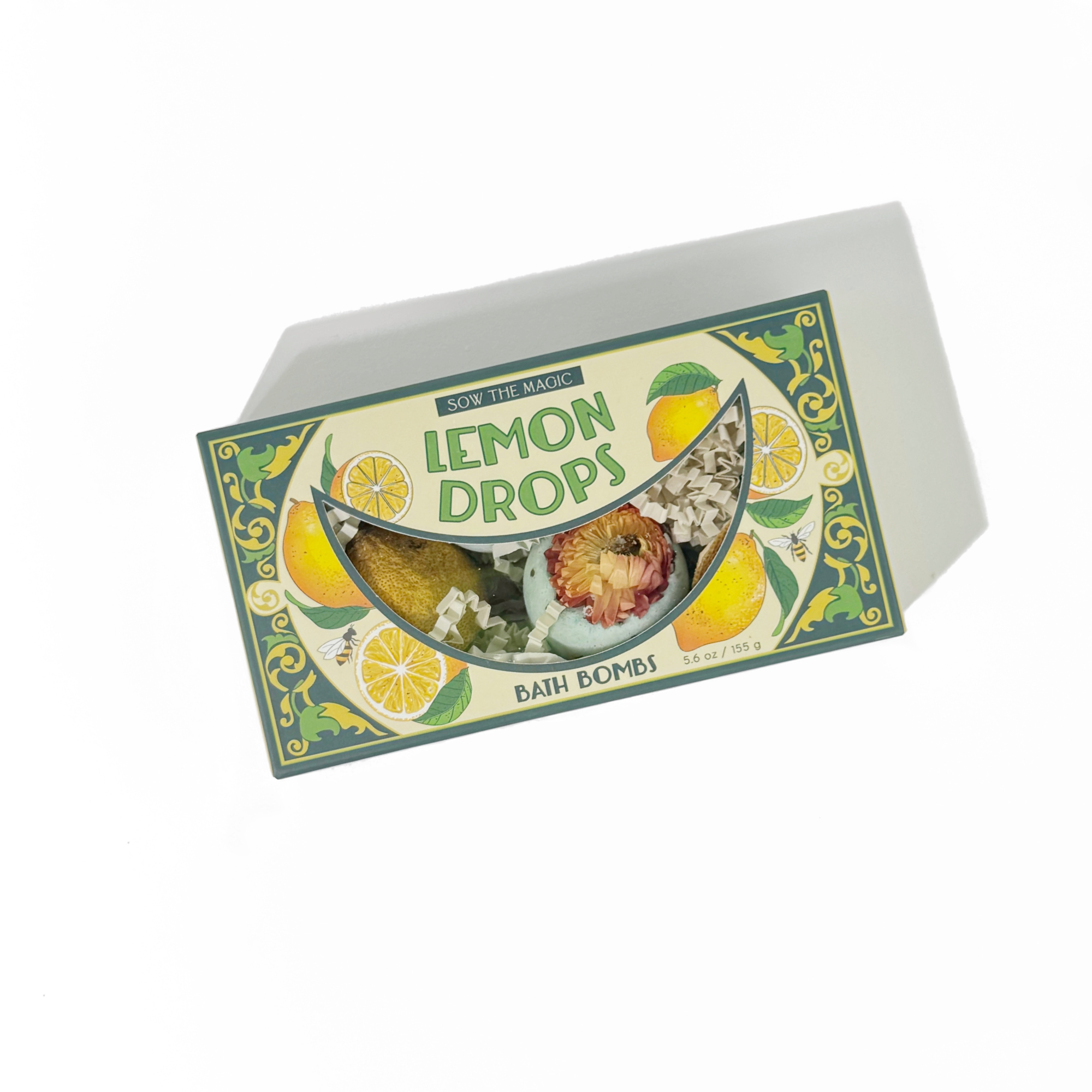 Natural Lemon Drop Bath Bomb Gift Set - Proper
