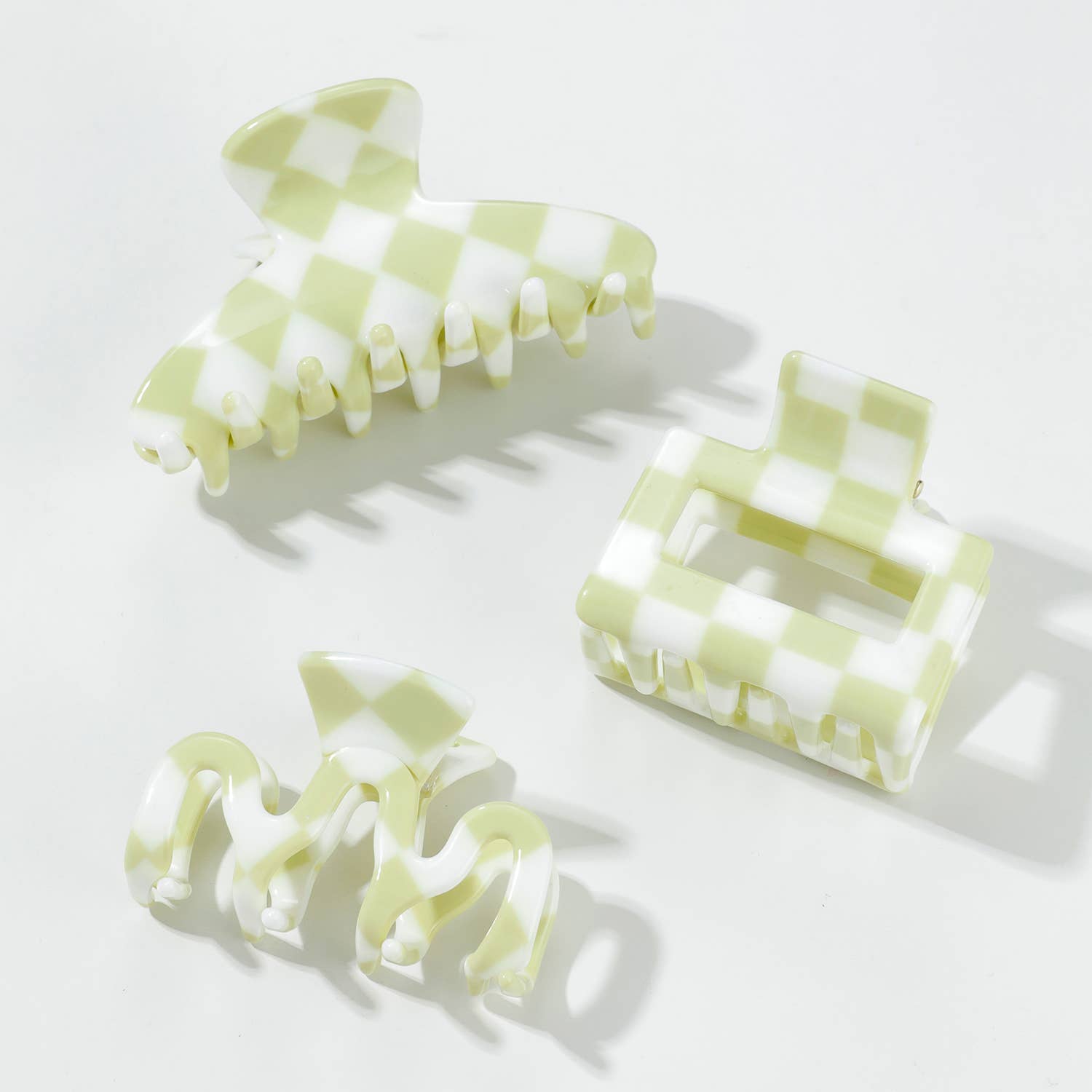 Matcha Checkmate Claw Clips - Proper