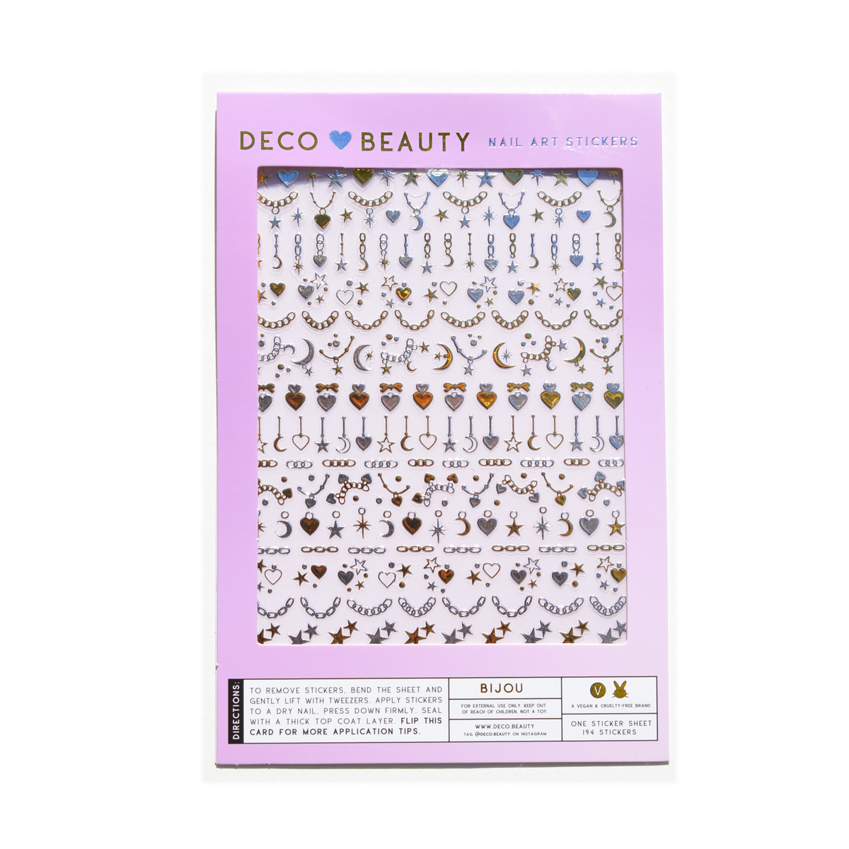 Nail Art Stickers - Bijou - Proper