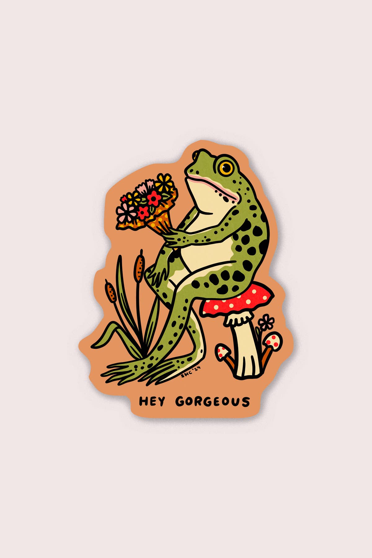 Hey Gorgeous Sticker | Waterproof Vinyl Sticker - Proper
