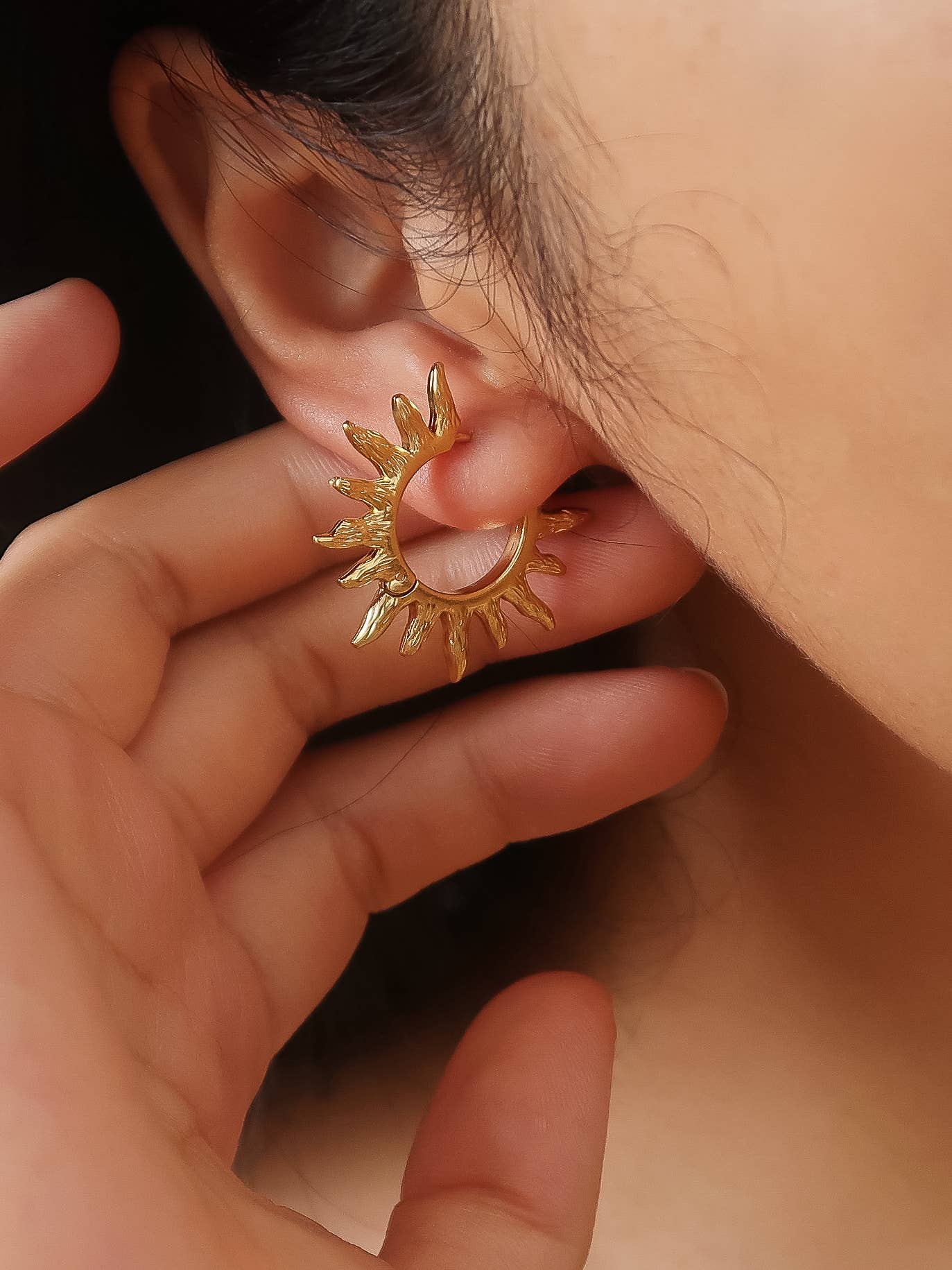 Sablière Sunburst Hoop Earrings