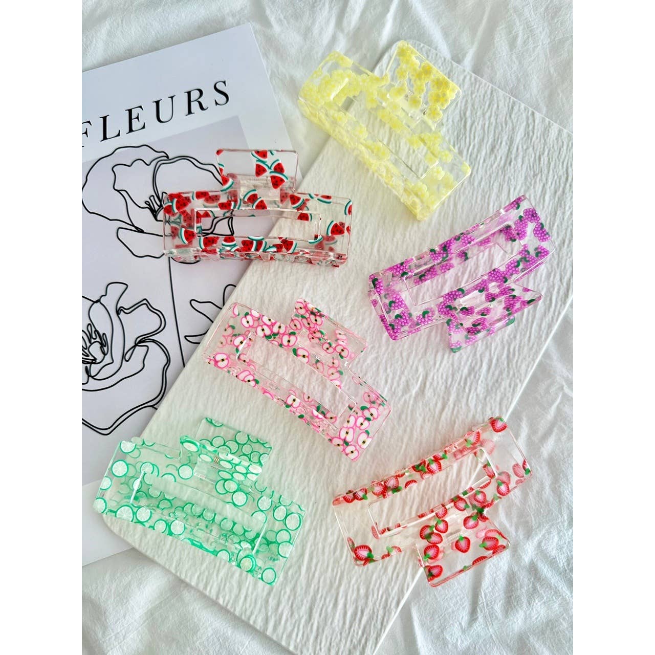 4-Inch Assorted Fruit Clips - BETTY FRUIT - Proper