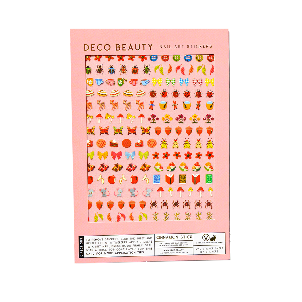 Nail Art Stickers - Cinnamon Stick