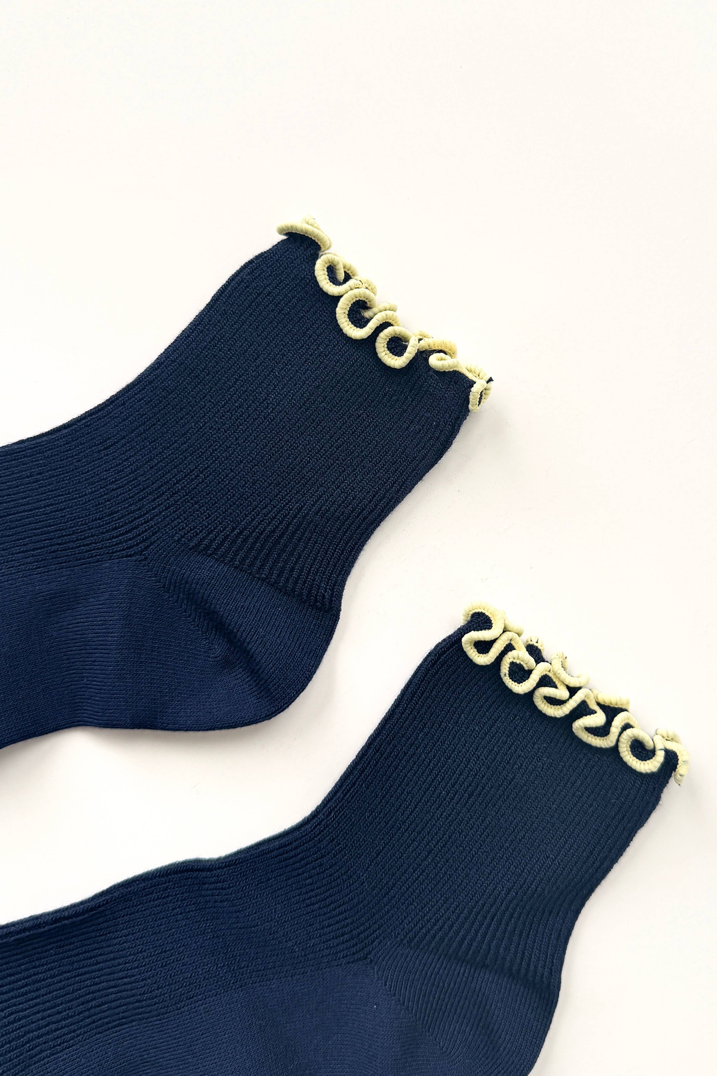 The Petite Ruffled Modal Socks (wholesale) - Proper
