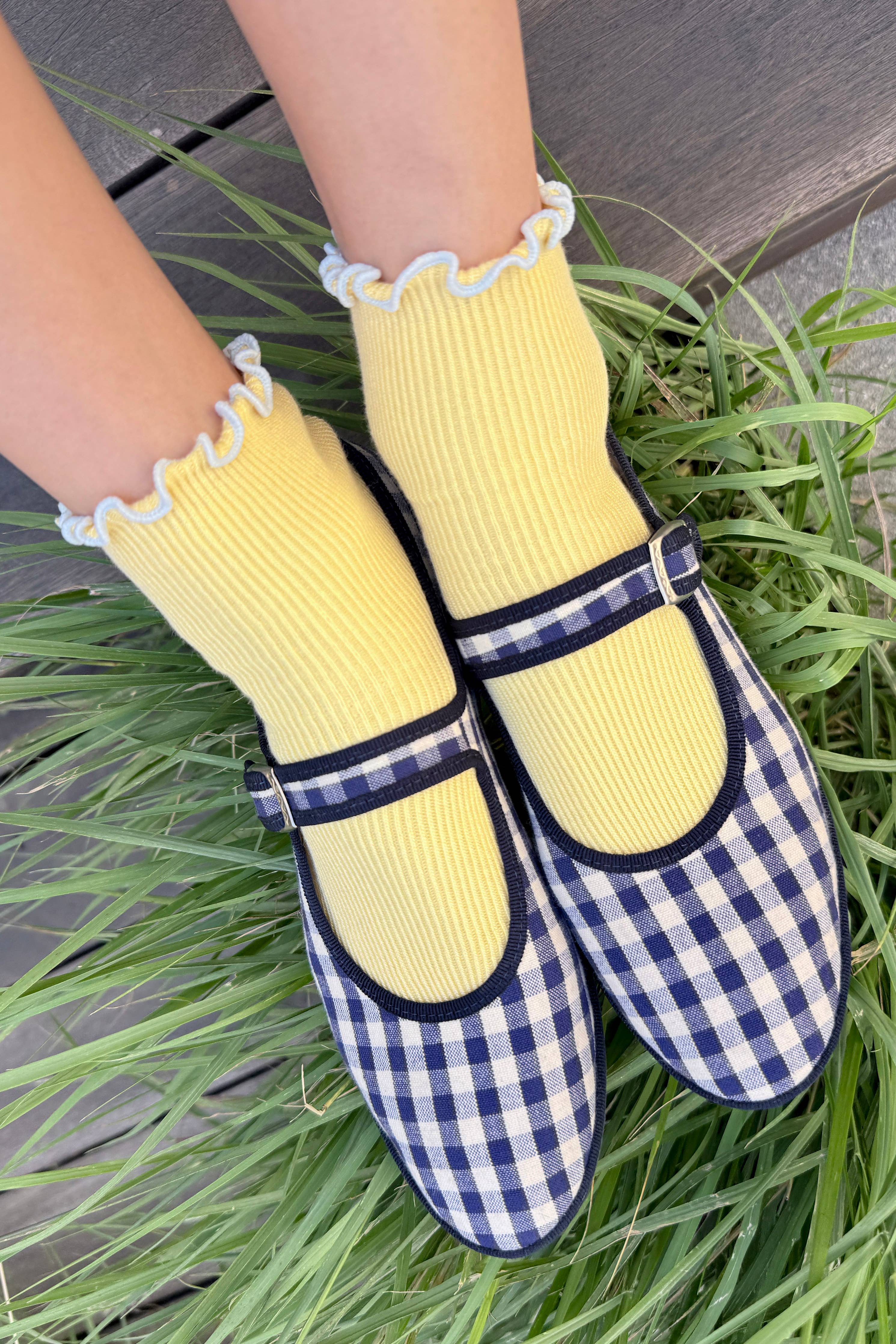 The Petite Ruffled Modal Socks (wholesale) - Proper