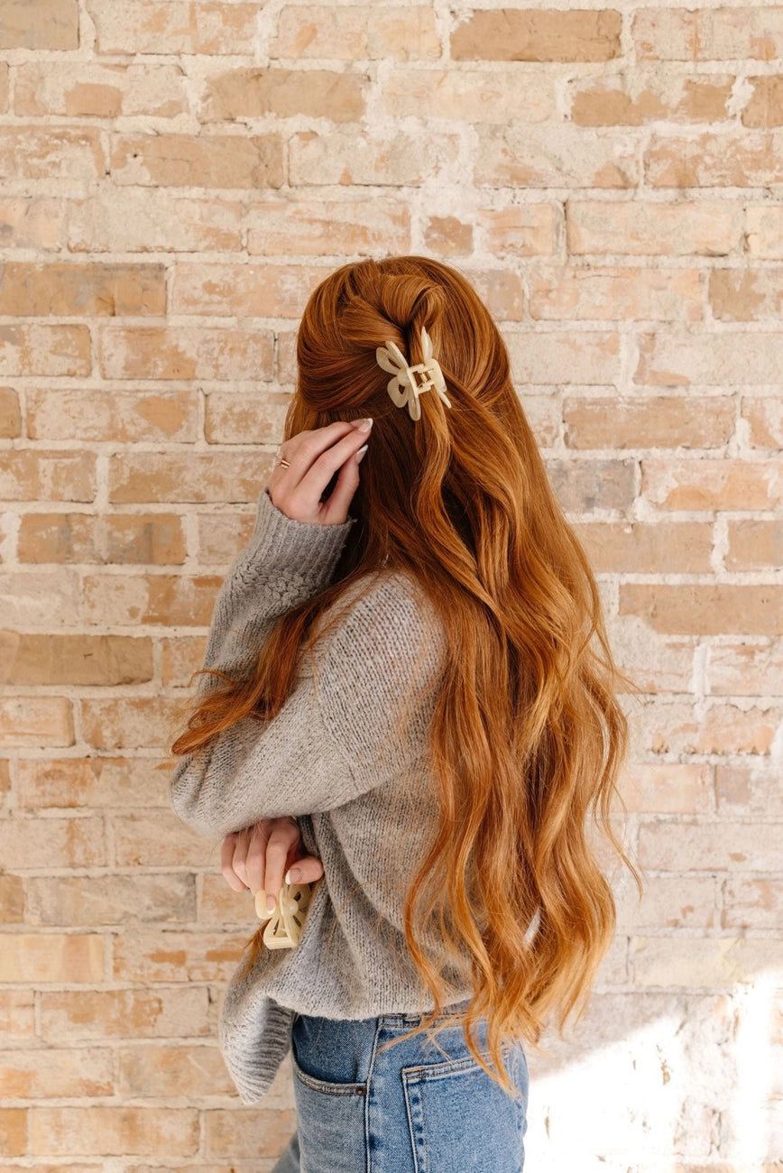 Cut Out Flower Hair Clip - Proper