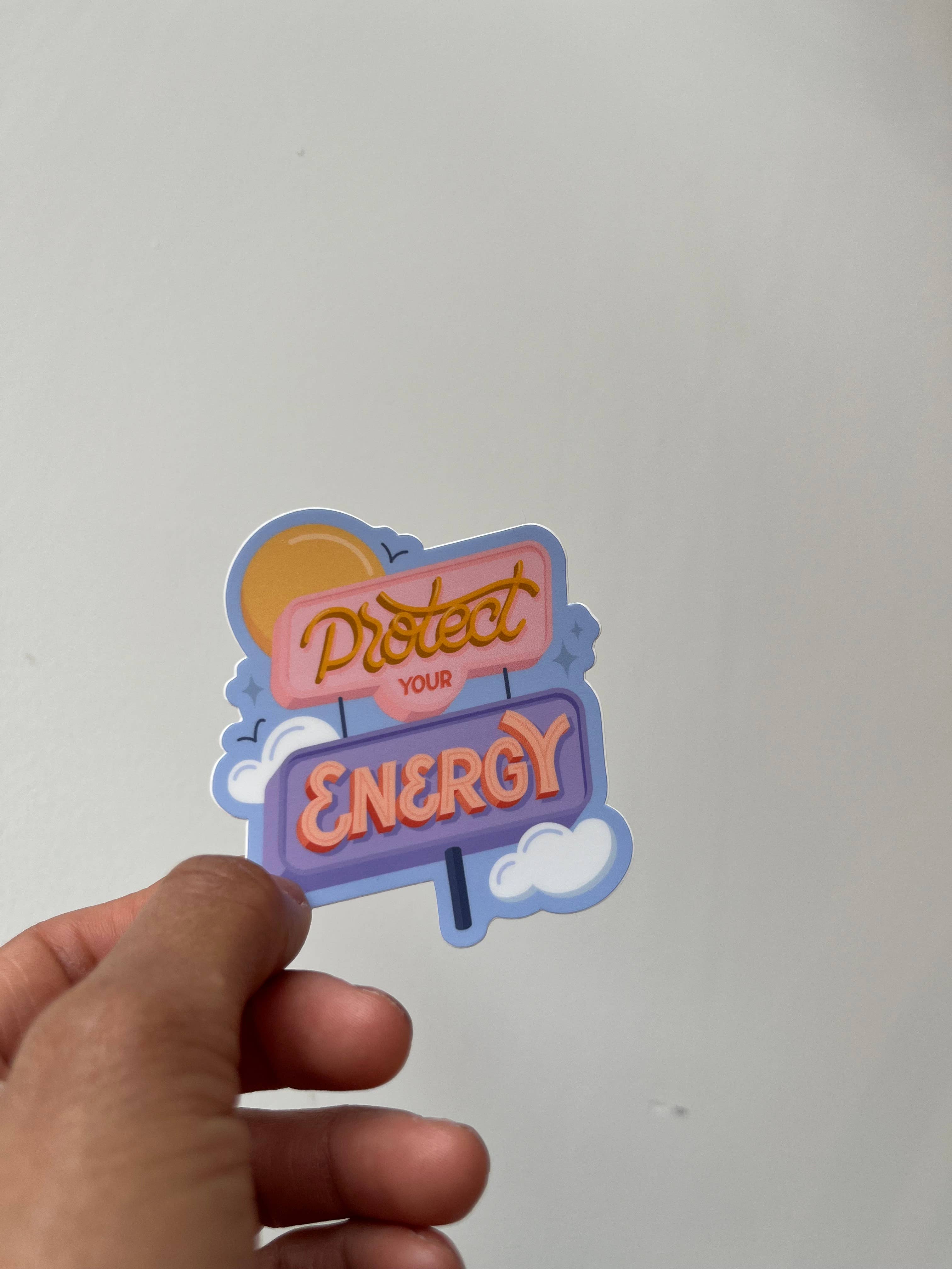 Protect Your Energy Sticker - Proper