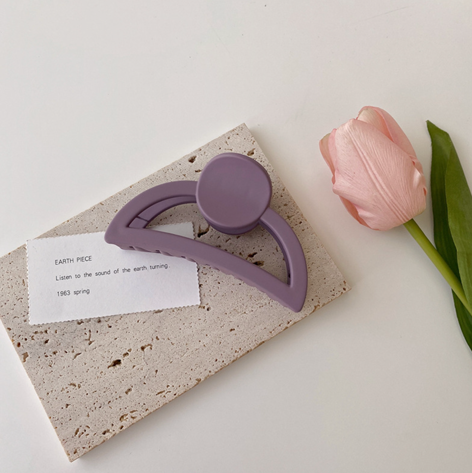 Matte Half Moon Hair Clips (CASIE) - Proper