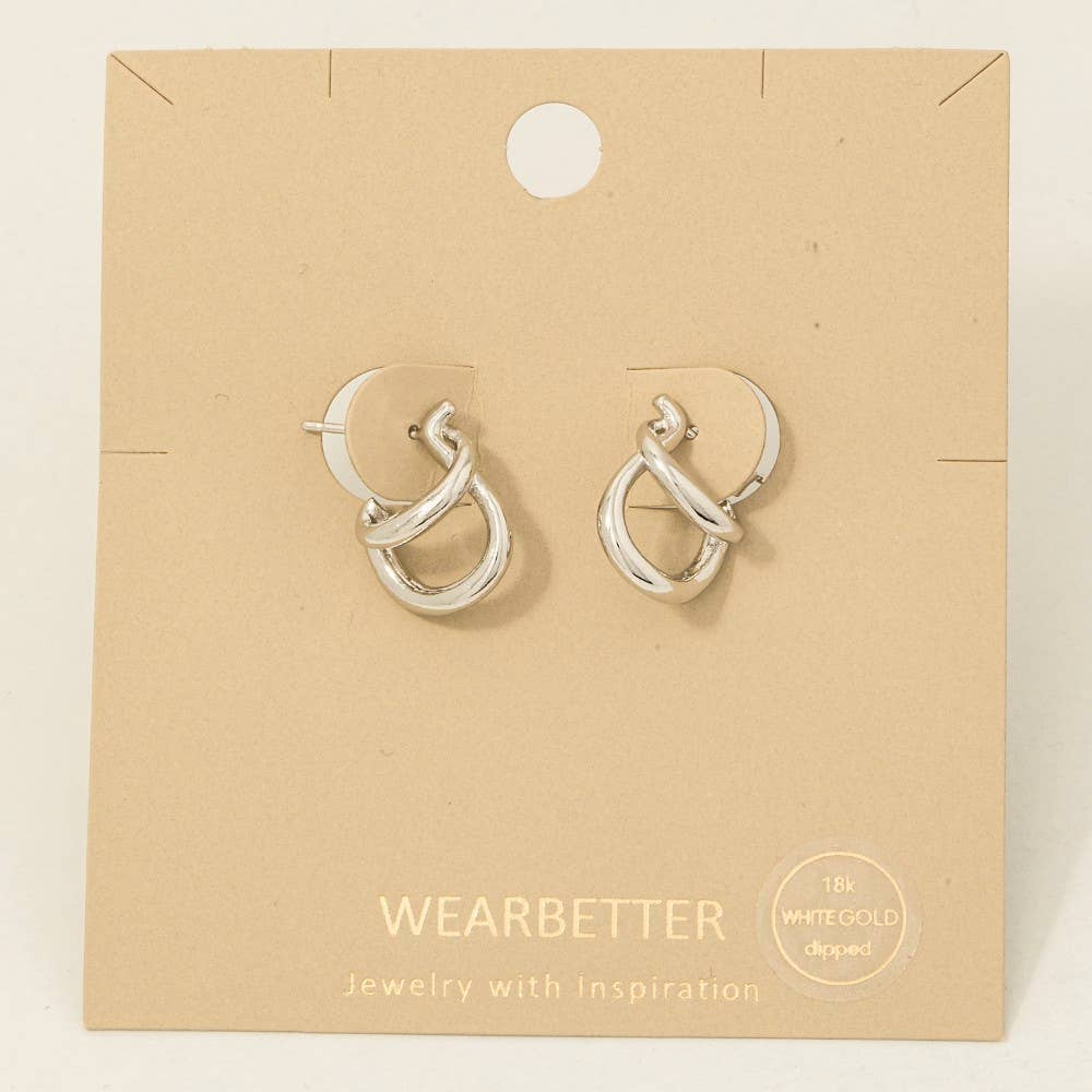 Gold Dipped Double Layered Hoop Earrings - Proper