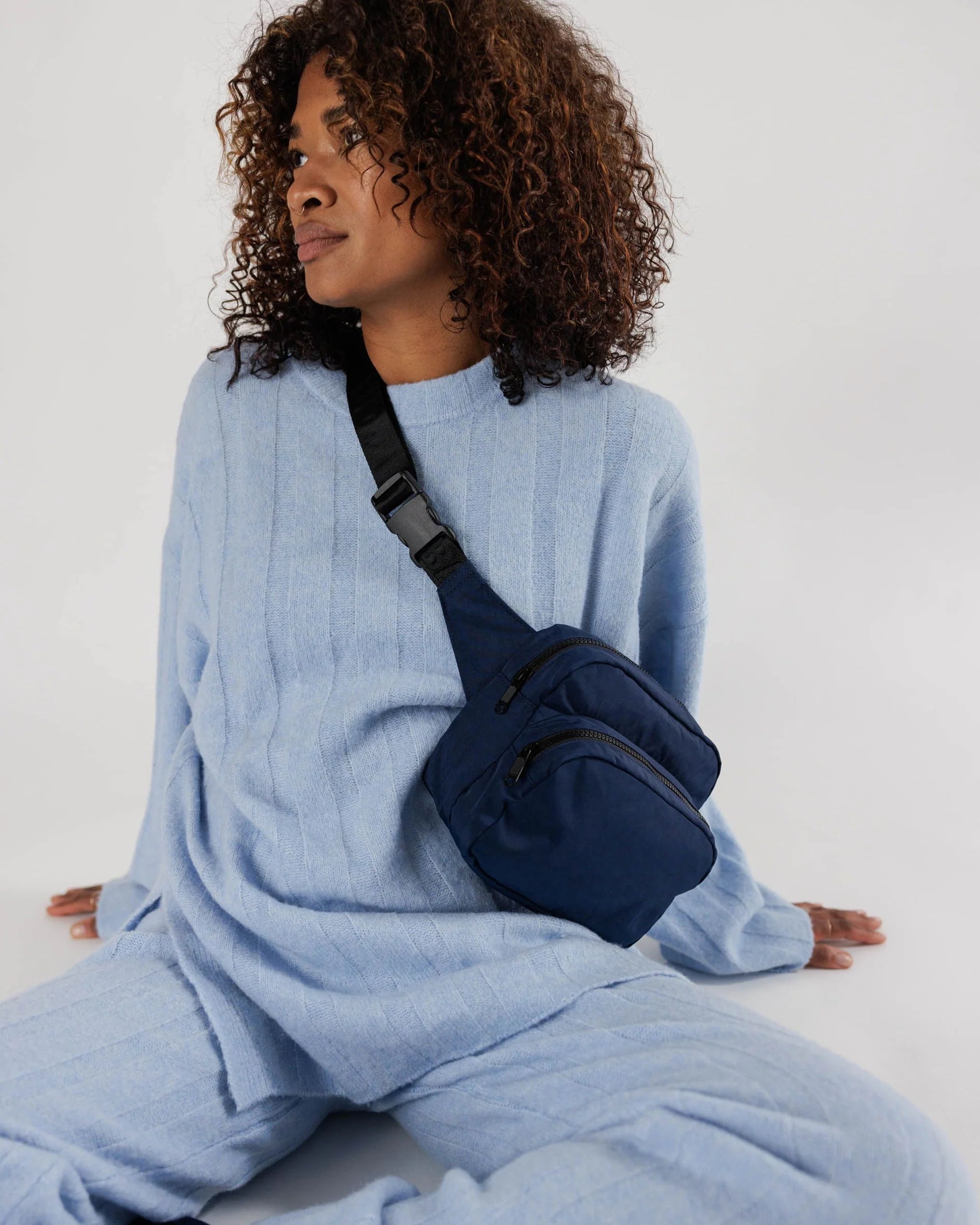 Navy Baggu Fanny Pack - Proper
