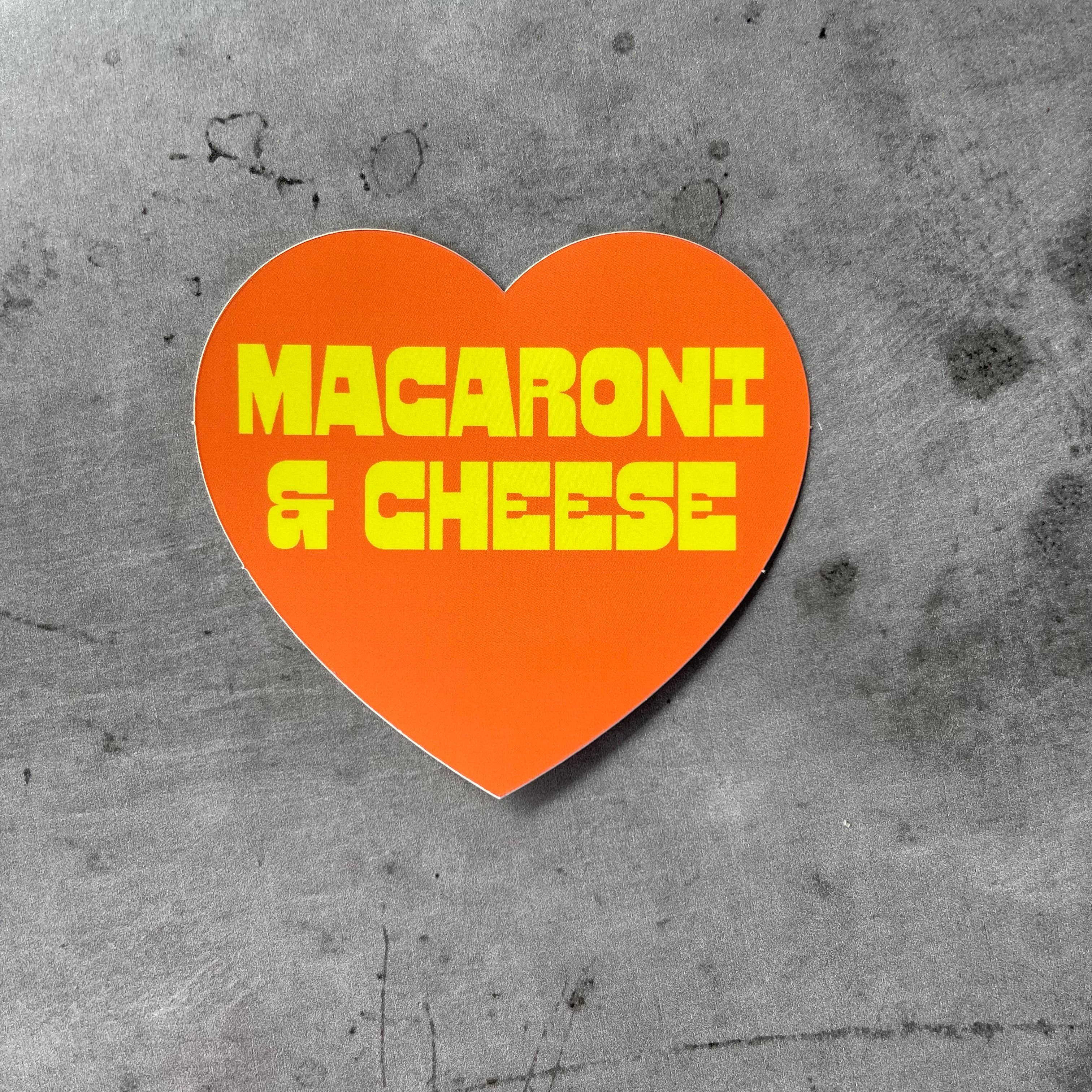 Macaroni and Cheese Sticker - Proper