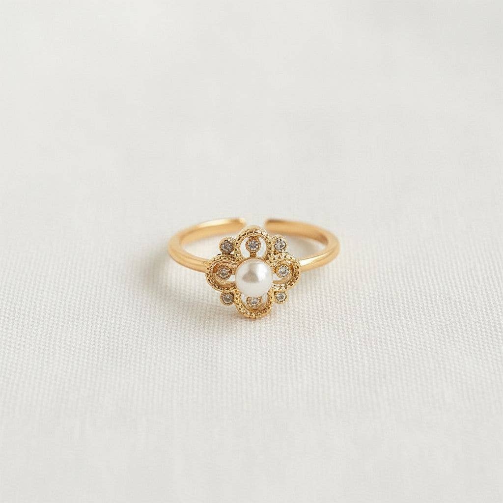 Clover Gem Ring