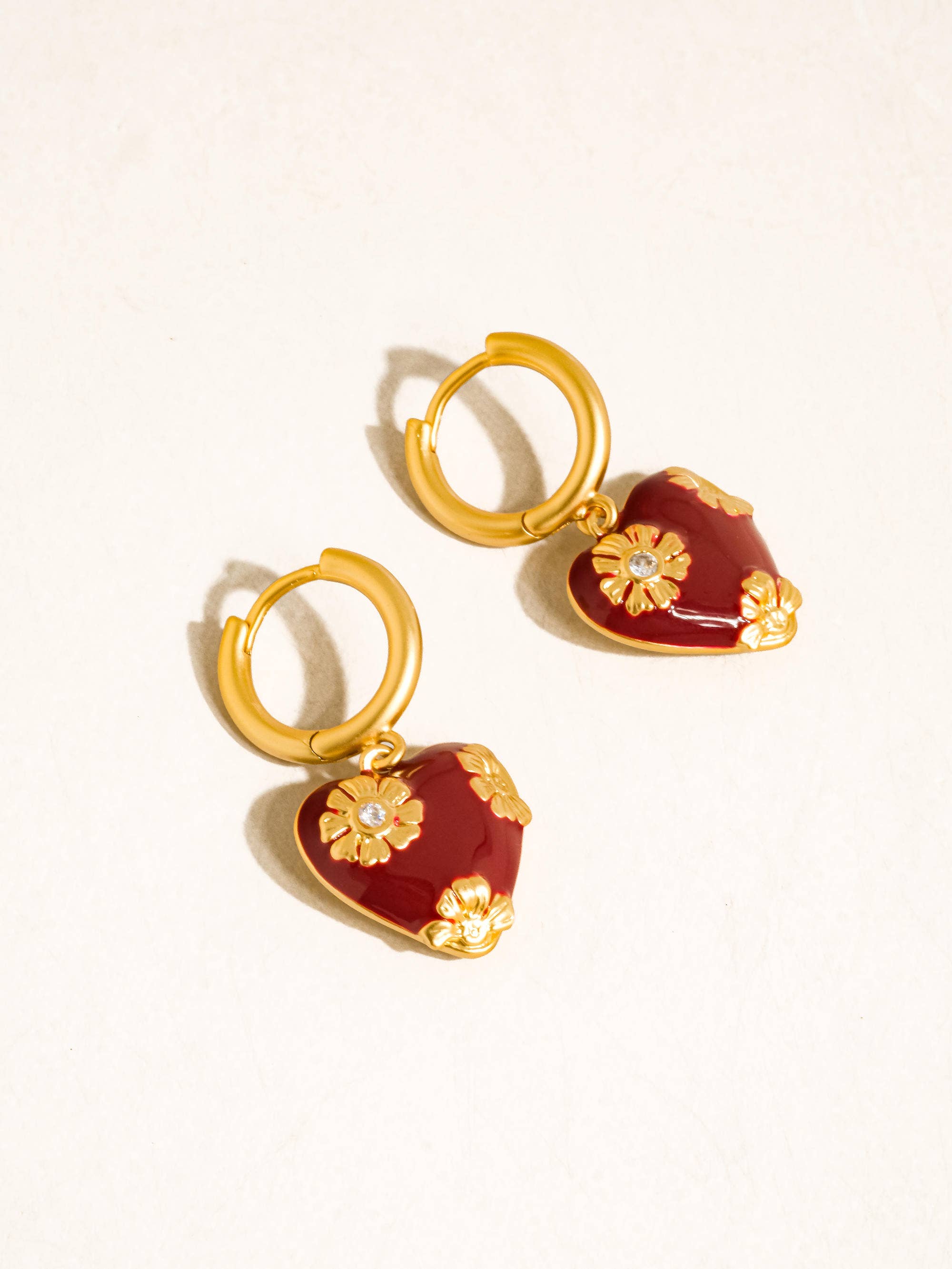 Bea Heart Earrings