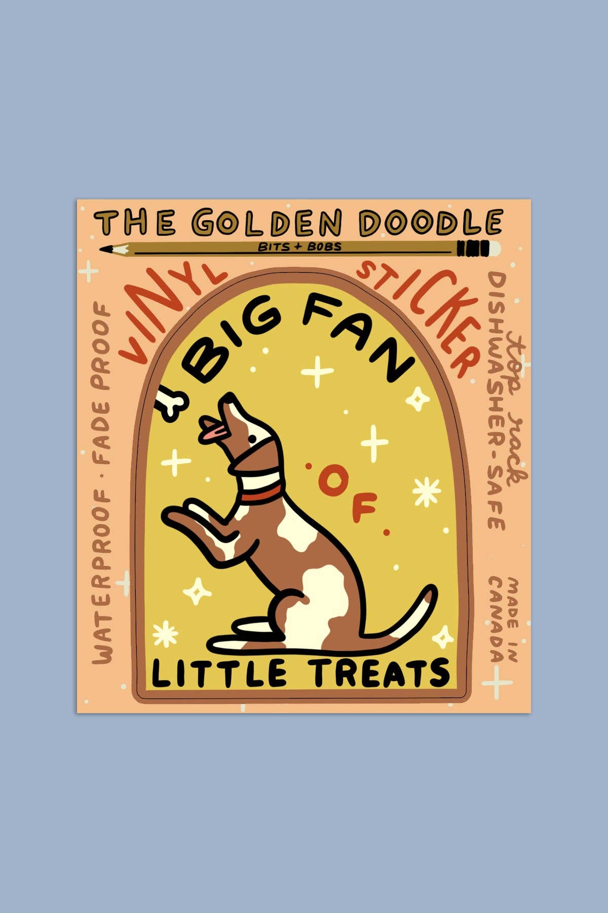 Big Fan of Little Treats Sticker | Waterproof Vinyl Sticker - Proper