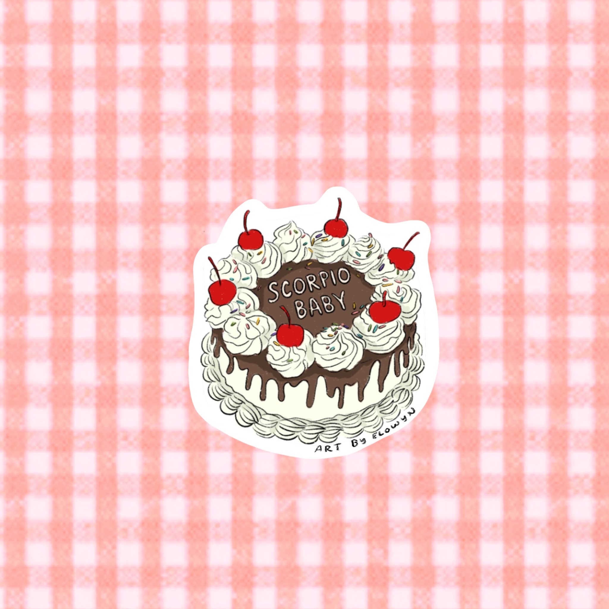 Zodiac Cake Stickers - Proper