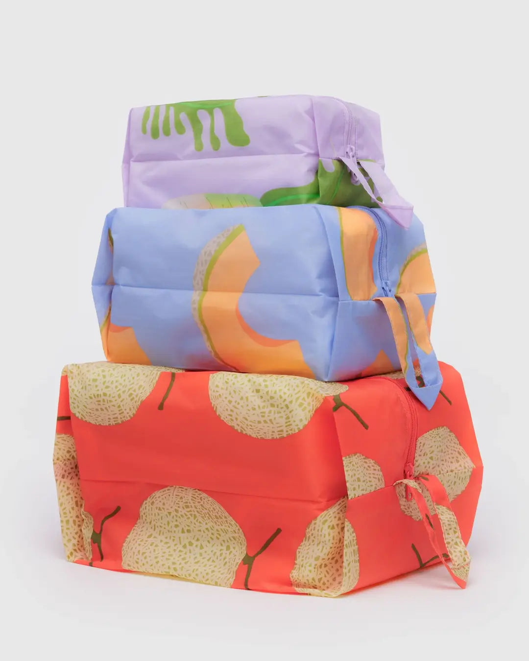 新品　BAGGU 3D Zip Set プレイリー Baggu 3D Zip Set - River Colors Studio