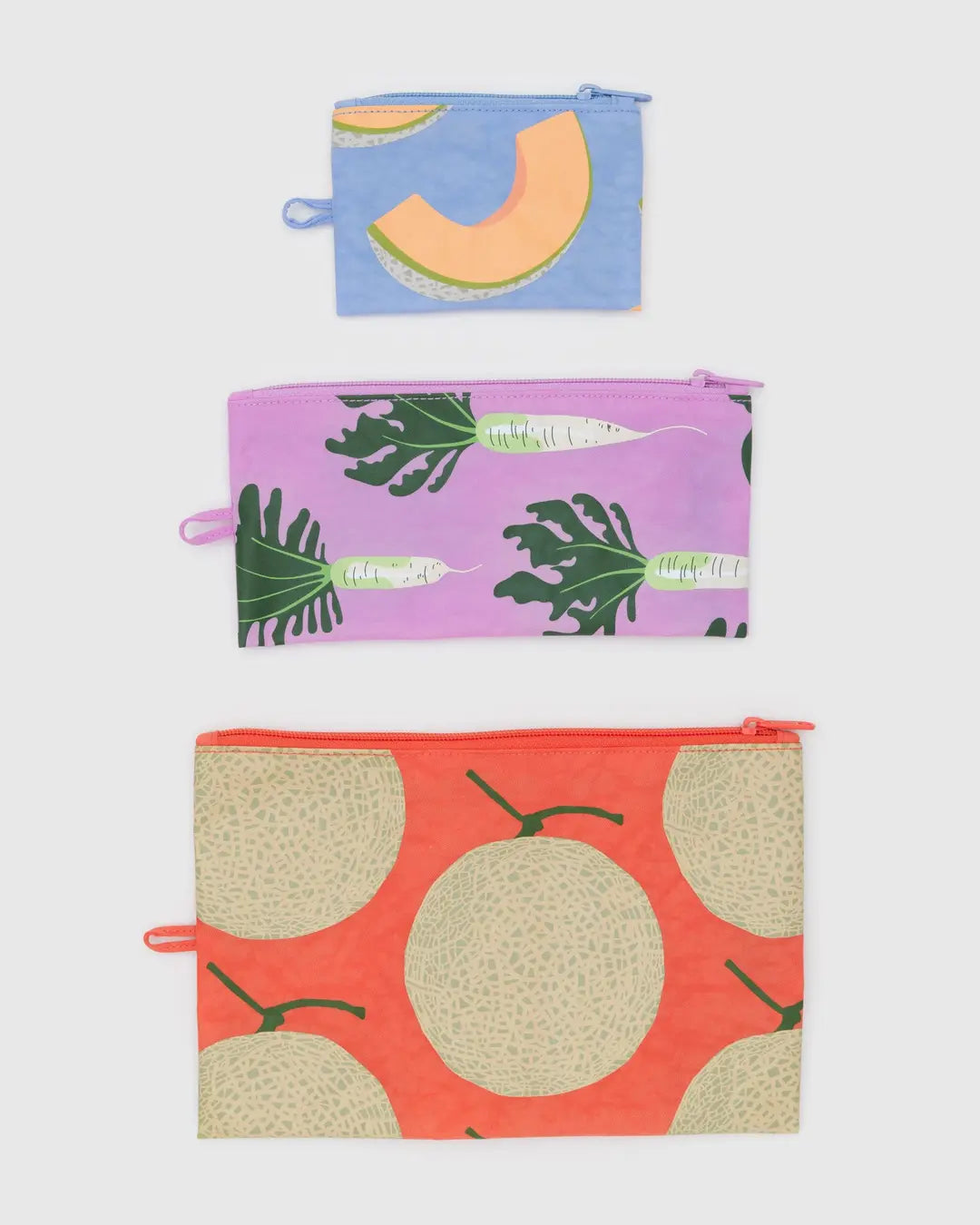 Baggu Flat Pouch Set - Japanese Produce - Proper