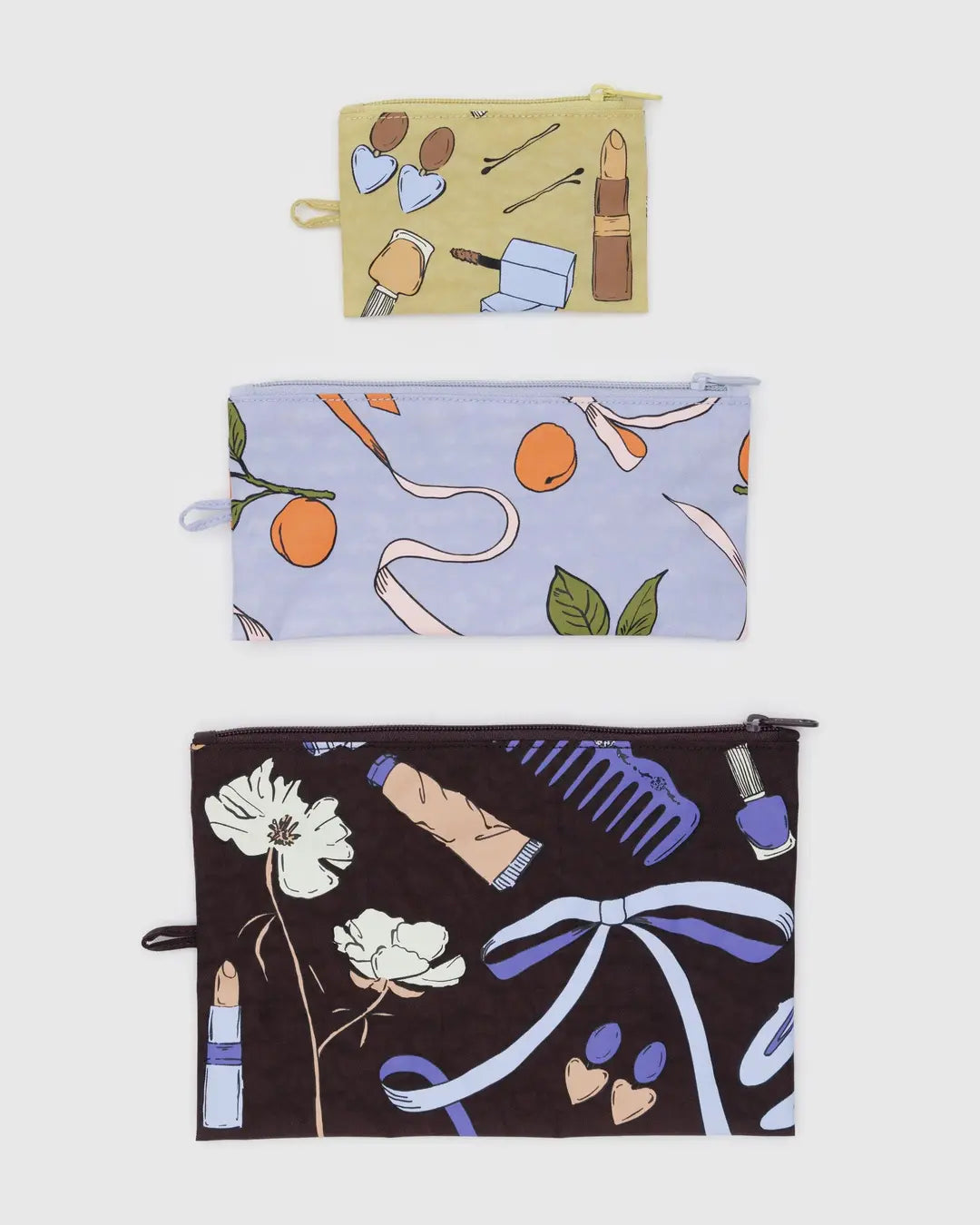 Baggu Flat Pouch Set - Get Ready With Me - Proper