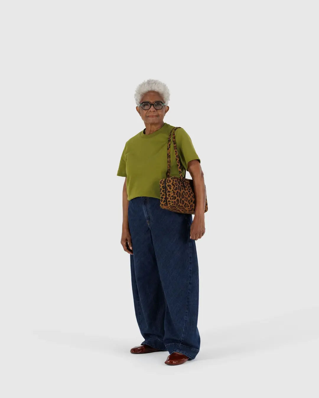 Baggu Nylon Bowler Bag - Leopard - Proper
