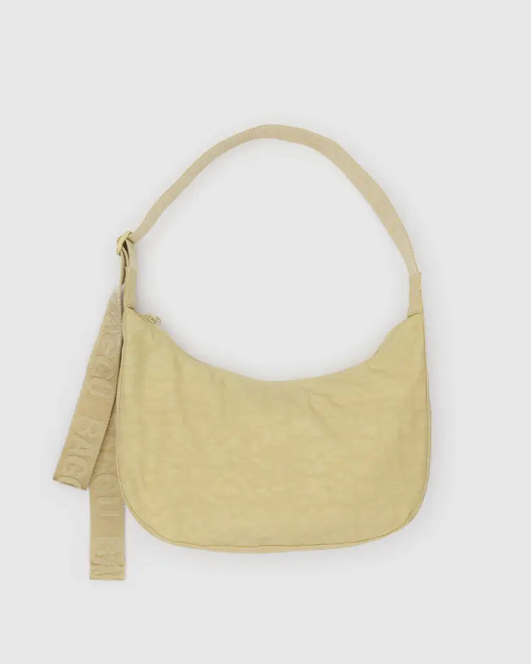 Baggu Medium Nylon Crescent Bag - Butter - Proper