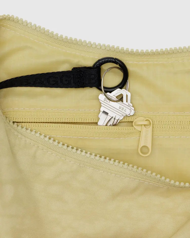 Baggu Medium Nylon Crescent Bag - Butter - Proper