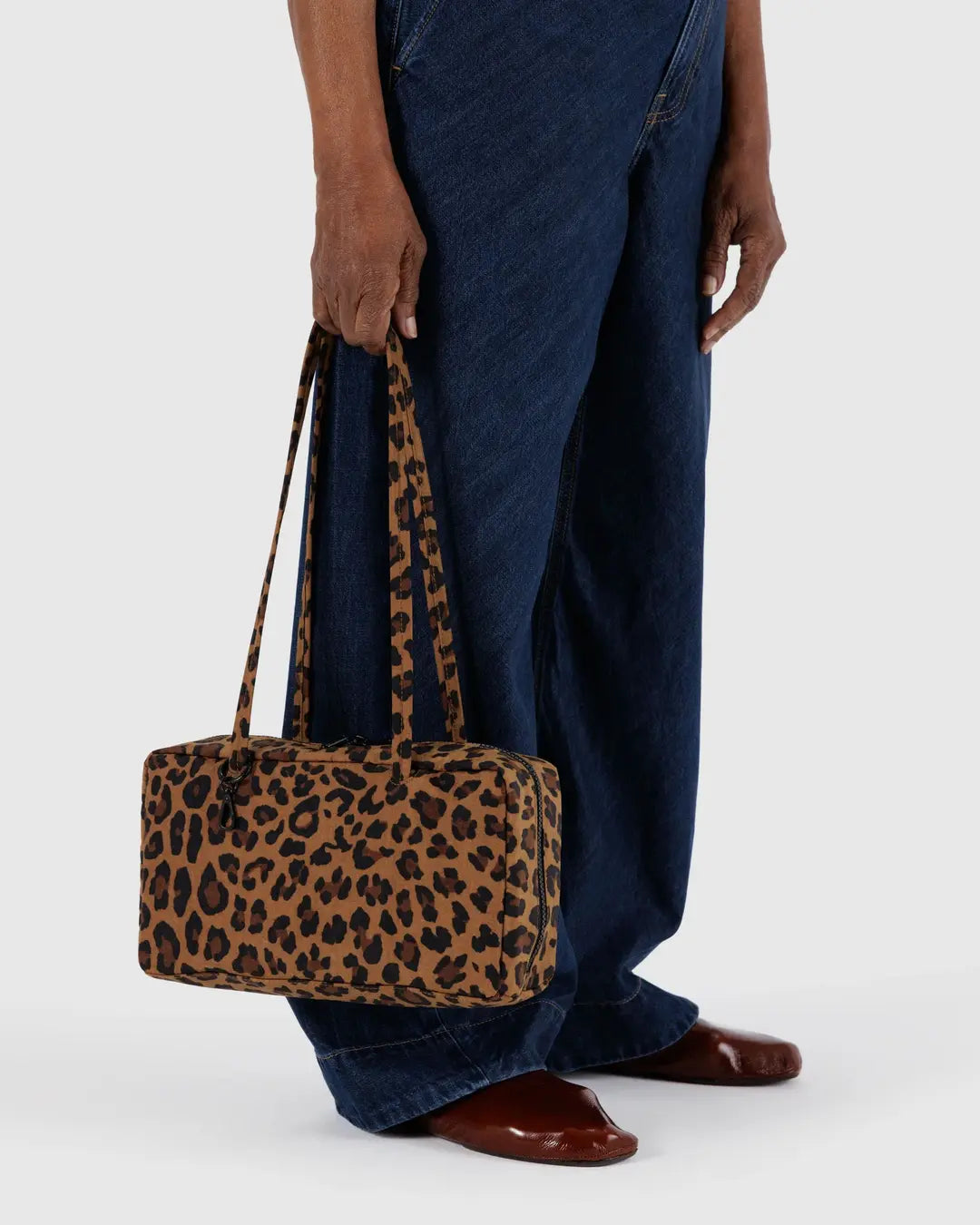 Baggu Nylon Bowler Bag - Leopard - Proper