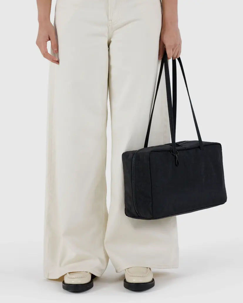 Medium Nylon Bowler Bag - Black - Proper