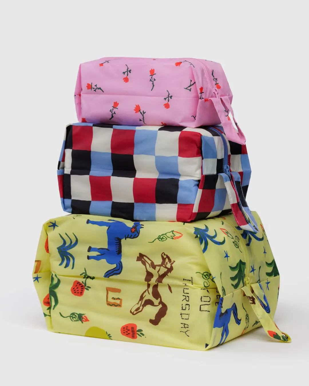 Baggu 3D Zip Set - Painted Prairie - Proper