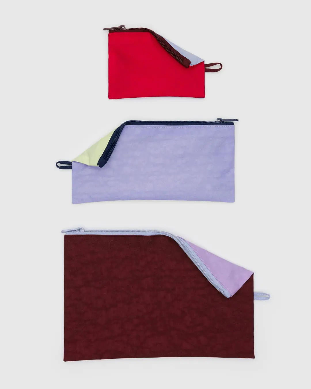 Baggu Flat Pouch Set - Kaleidoscope Mix - Proper