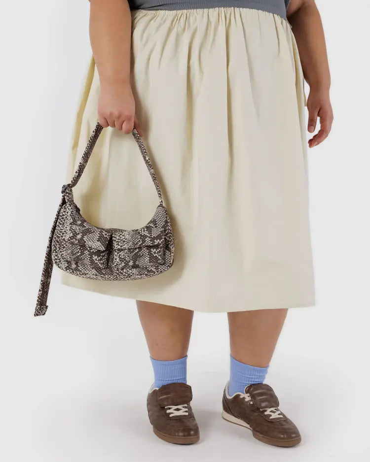 Baggu Cargo Shoulder Bag - Snakeskin - Proper