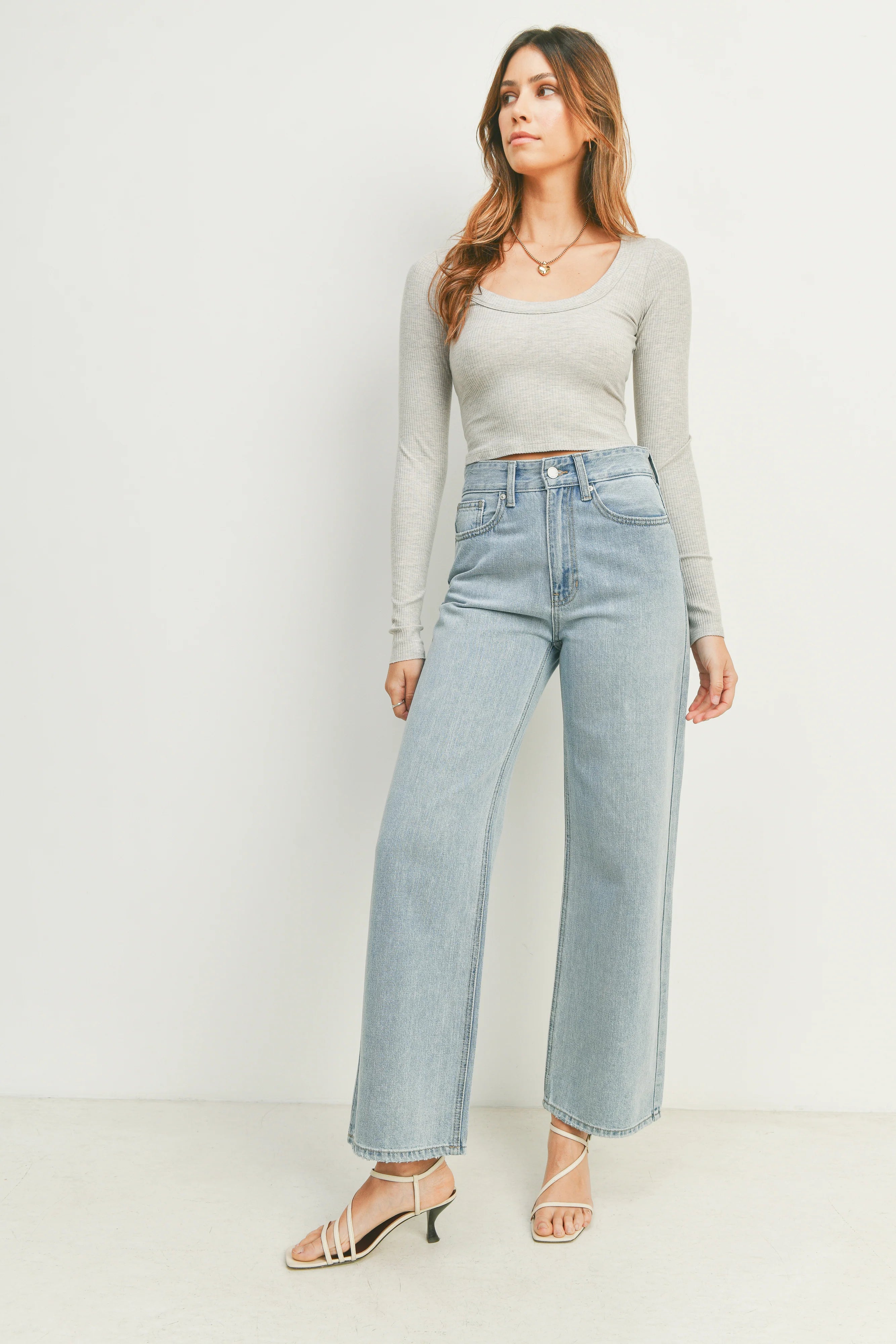 Slouchy Wide Leg Jeans - Proper