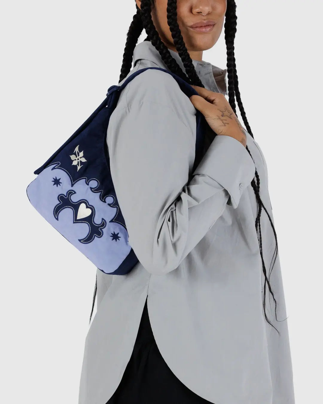 Baggu Mini Nylon Shoulder Bag - Western Appliqué - Proper