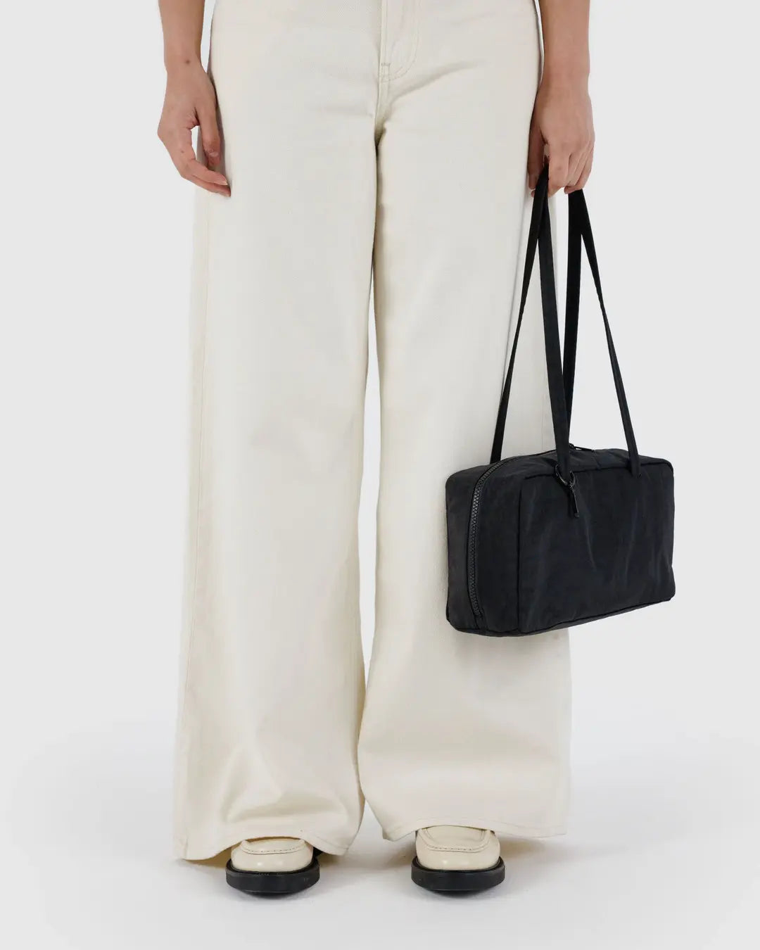 Baggu Nylon Bowler Bag - Black - Proper