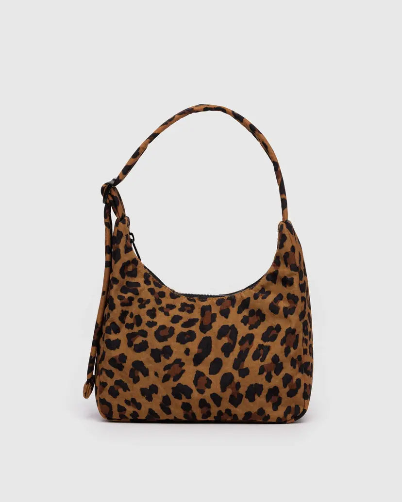 Baggu Mini Nylon Shoulder Bag - Leopard - Proper