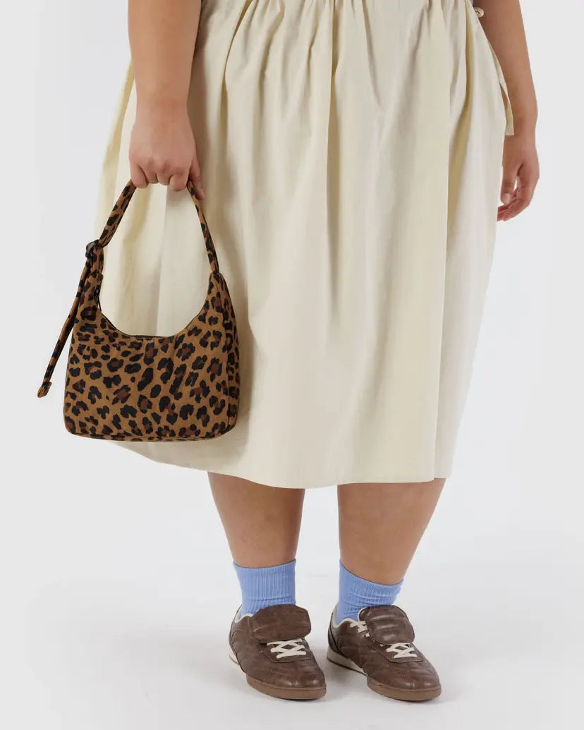 Baggu Mini Nylon Shoulder Bag - Leopard - Proper