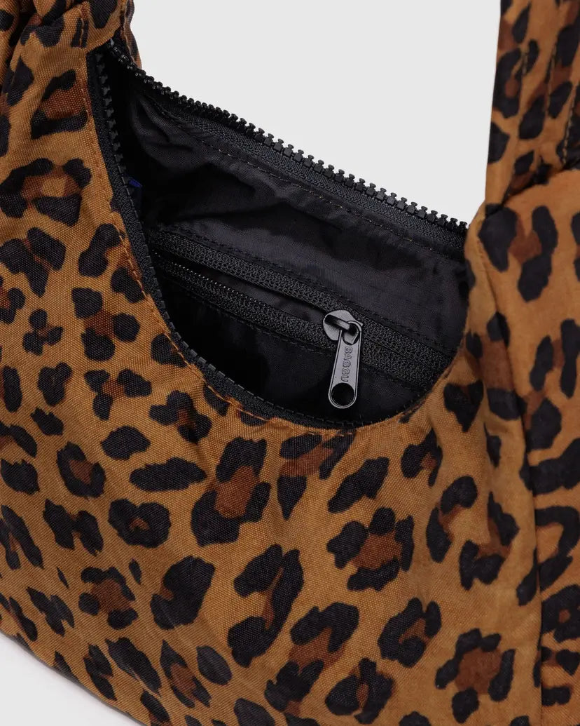 Baggu Mini Nylon Shoulder Bag - Leopard - Proper