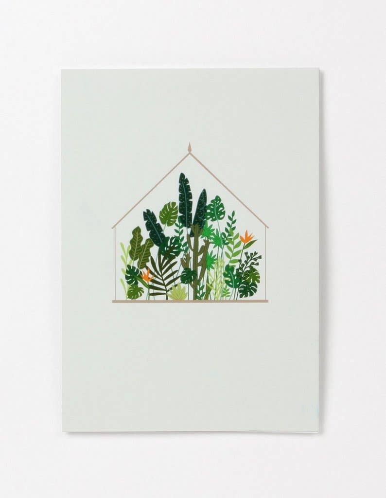 Green House Pop-Up Card - Proper